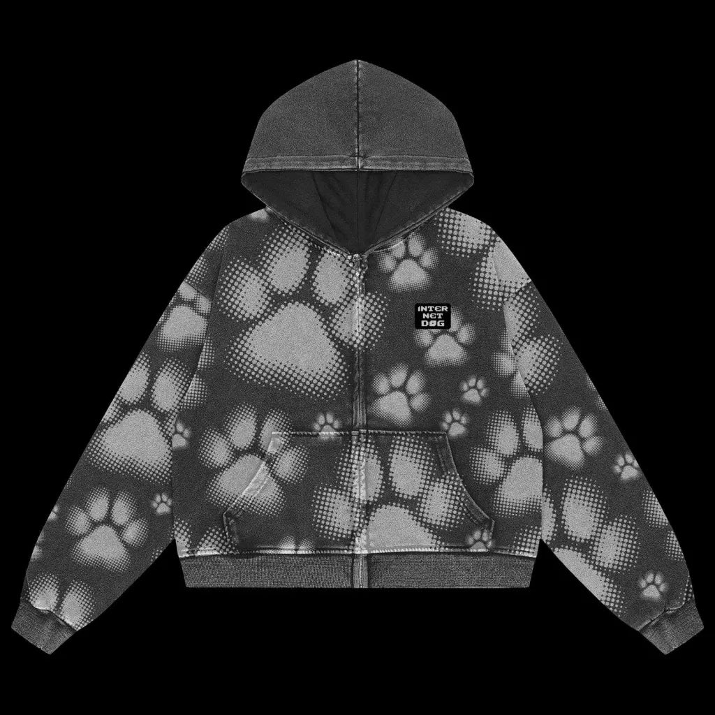 Digital Paw Print Hoodie