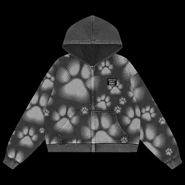 Digital Paw Print Hoodie